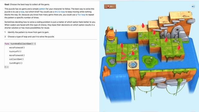 Swift Playgrounds на русском, While Loops 3 урок | Choosing the Correct Tool смотреть онлайн