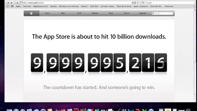 Apple Ten Billion App Countdown смотреть онлайн