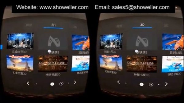 All in One VR 3D Virtual Reality Glasses android wifi 360 degree