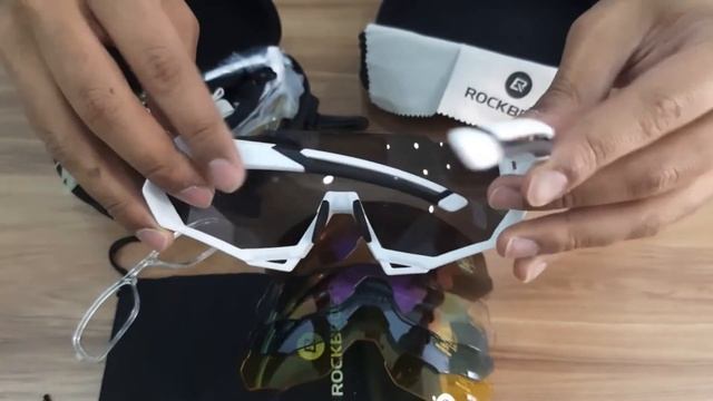ÓCULOS CICLISMO ESPORTIVO ROCKBROS 5 LENTES CLIP GRAU UV400 смотреть онлайн