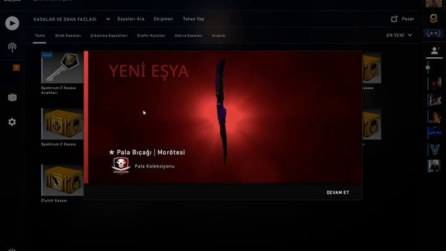 CS GO Falchion knife Ultraviolet unboxing смотреть онлайн