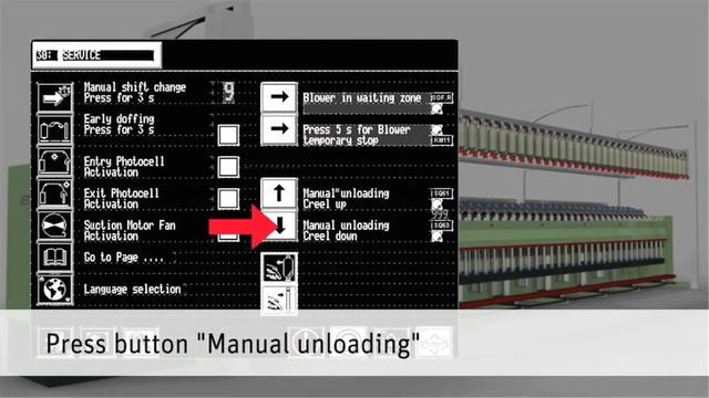 Смена паковок на ровничных машинах F15  и F35 фирмы Rieter