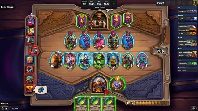 WELCOME HOME PURPLE! 15K MMR AGAIN! [Hearthstone, Battlegrounds] смотреть онлайн