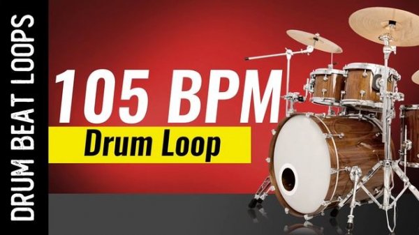 105 BPM BASIC DRUM LOOP - DRUM LOOPS for PRACTICE