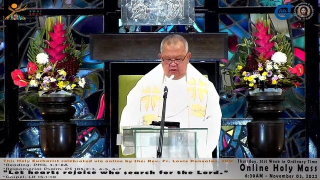 Live 6:30 AM Holy Mass - November 3 2022 / Thursday 31st Week in Ordinary Time смотреть онлайн