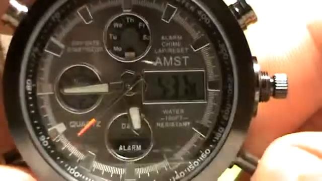 Обзор часы AMST AM3003 описание функций смотреть онлайн
