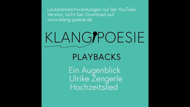 Ein Augenblick Playback Ulrike Zengerle Piano Instrumental Karaoke смотреть онлайн