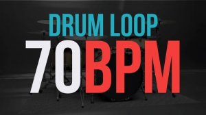 70 BPM INDIE ROCK DRUM LOOP - DRUM LOOPS for PRACTICE