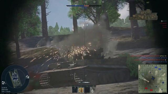 T 34 85 D5T  Vs  Tiger-H1 War Thunder #gaming #warthundermoments #tank