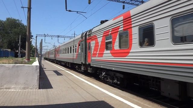 ЭП1М-708 с поездом №577 Анапа — Череповец/Вологда. смотреть онлайн