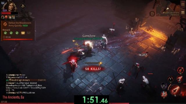 3:36 Forgotten Tower | Speed Run Hell 5 Solo | Demon Hunter | Diablo Immortal смотреть онлайн