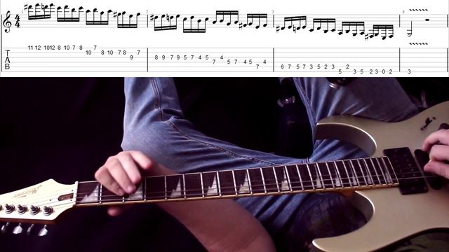 Тренируем пальцы вместе. Играем нисходящую секвенцию. Формат видео-урока. смотреть онлайн