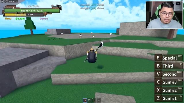 King Legacy #05 - ROBLOX - GEAR FOURTH RUBBER FRUIT