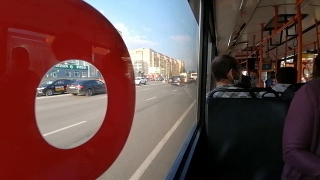 Поездка на автобусе МАЗ-103.076, борт. № 2136, гос. № А 612 ТЕ 186, маршрут 6