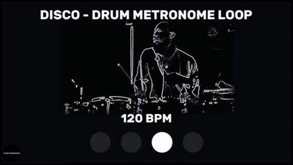 Disco | Drum Metronome Loop | 120 BPM