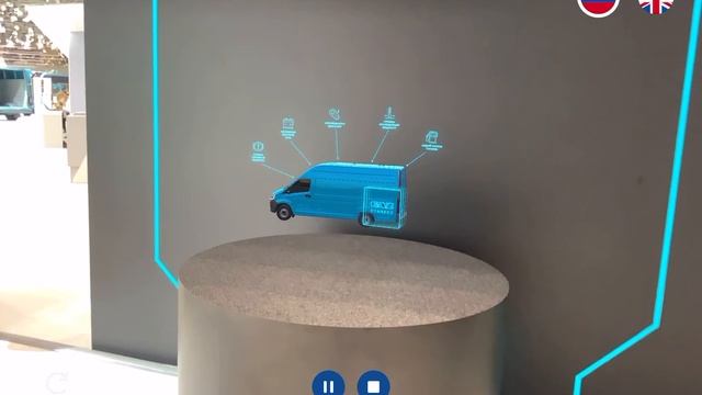 AR Презентация. Дополненная реальность на выставке для презентации автомобиля. смотреть онлайн