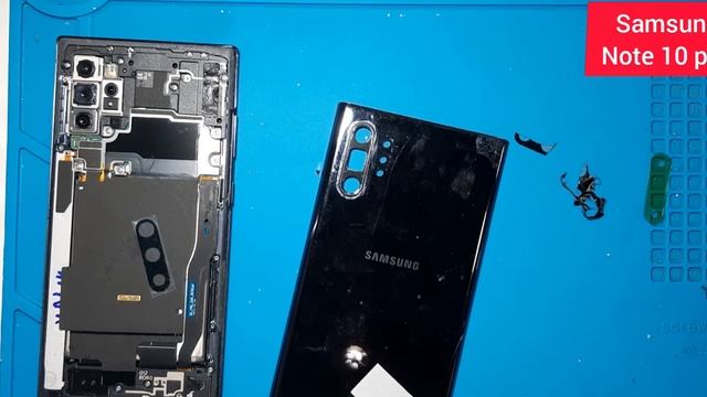 Samsung Note 10 plus back camera glass replacement смотреть онлайн