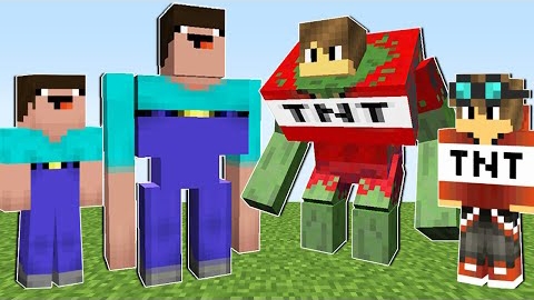 НУБ МУТАНТ ПРОТИВ ГРИФЕР МУТАНТ В МАЙНКРАФТ ! НУБИК В ГОРОДЕ И ТРОЛЛИНГ ЛОВУШКА В MINECRAFT смотреть онлайн