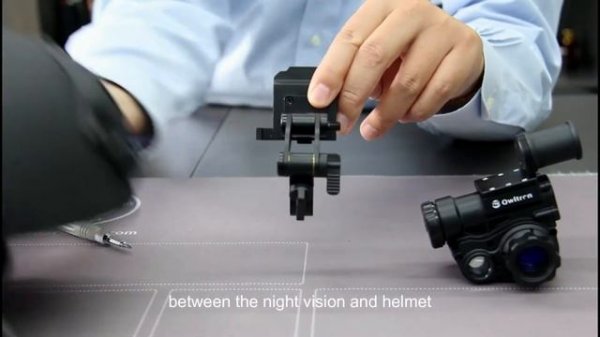 Vector Optics // How to Mount The 1x18 Digital Helmet Night Vision Day & Night Head Mounted HD