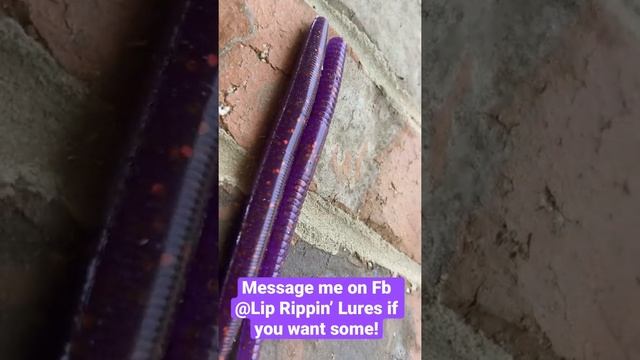 Enemy Baits! (Purple w/ red flake) #fishing #baits #enemy #imaginedragons смотреть онлайн