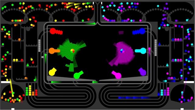 Core Destruction 4 - Marble Race In Algodoo