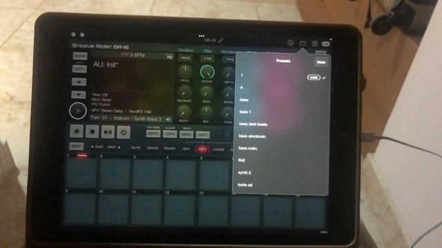 How to add sequenced BASS and DRUMS to LOOPS in Loopy Pro using Groove Rider смотреть онлайн