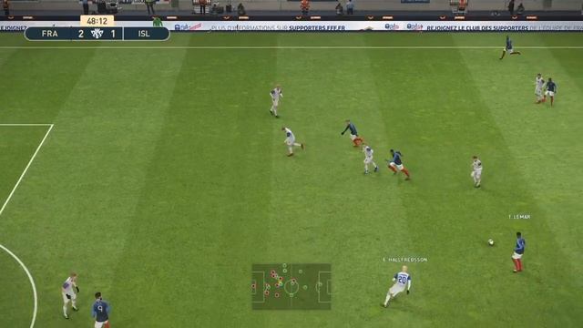 PES 2019. Футбол. ФРАНЦИЯ-ИСЛАНДИЯ Полный матч. 25.03.2019 смотреть онлайн
