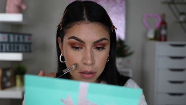 WARM & GLOWY THANKSGIVING MAKEUP TUTORIAL 2019! | Mari Bajari смотреть онлайн