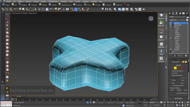 Tesselation 03: clean and optimize 3D objects for tesselation in 3ds max смотреть онлайн