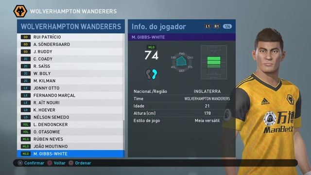 Wolverhampton - habilidades e time atualizado 2021 - Pes 2019 смотреть онлайн