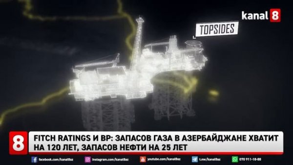 Fitch Ratings и BP: Запасов газа в Азербайджане хватит на 120 лет, запасов нефти на 25 лет