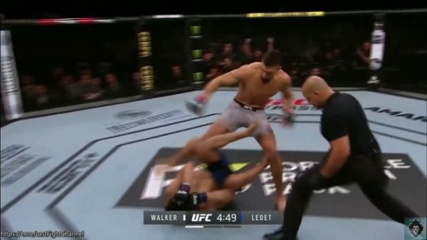 Накаут в 15 секунд | Джонни Валкер vs Джастин Ледет |  JOHNNY WALKER VS JUSTIN LEDET