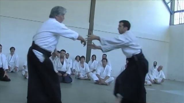Aikido Sensei Yoshimitsu Yamada Shihan - 2006 Chile, Santiago - Ryotetori & Katatetori Kokyunage смотреть онлайн