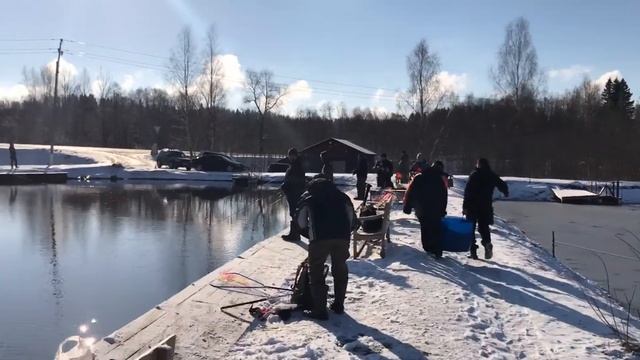 01.04.17 1-й ВИП зарыбление форелью смотреть онлайн