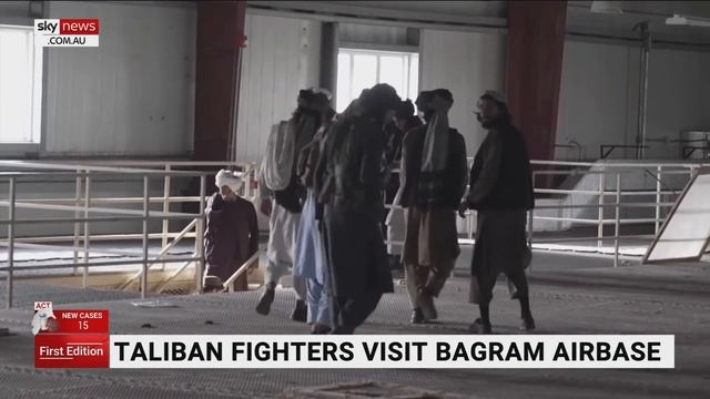 Taliban Fighters Visit Bagram Airbase