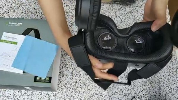 VR Shinecon 10.0 Helmet 3D Glasses Virtual Reality HD