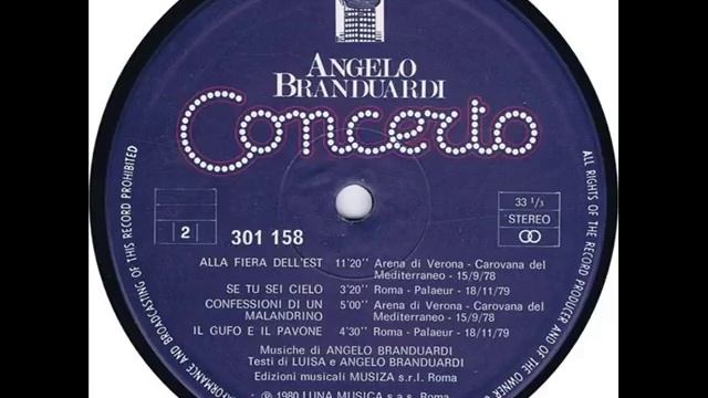 Angelo Branduardi - Alla Fiera Dell'Est (Concerto 1980) смотреть онлайн