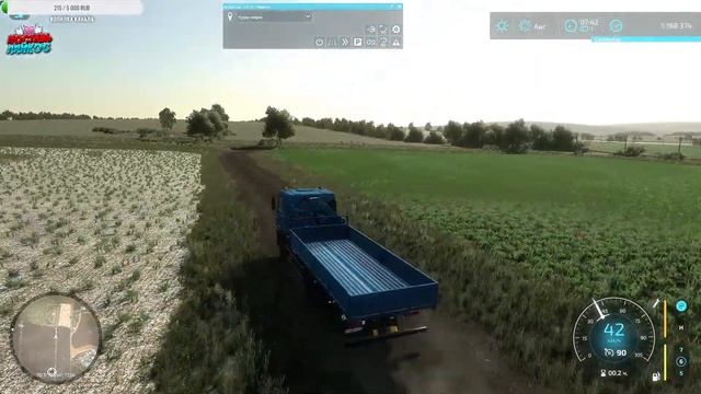 Farming Simulator | СЕЕМ СОЮ | РАБОТА НА К700 | #fs22 #владимировка #фс22