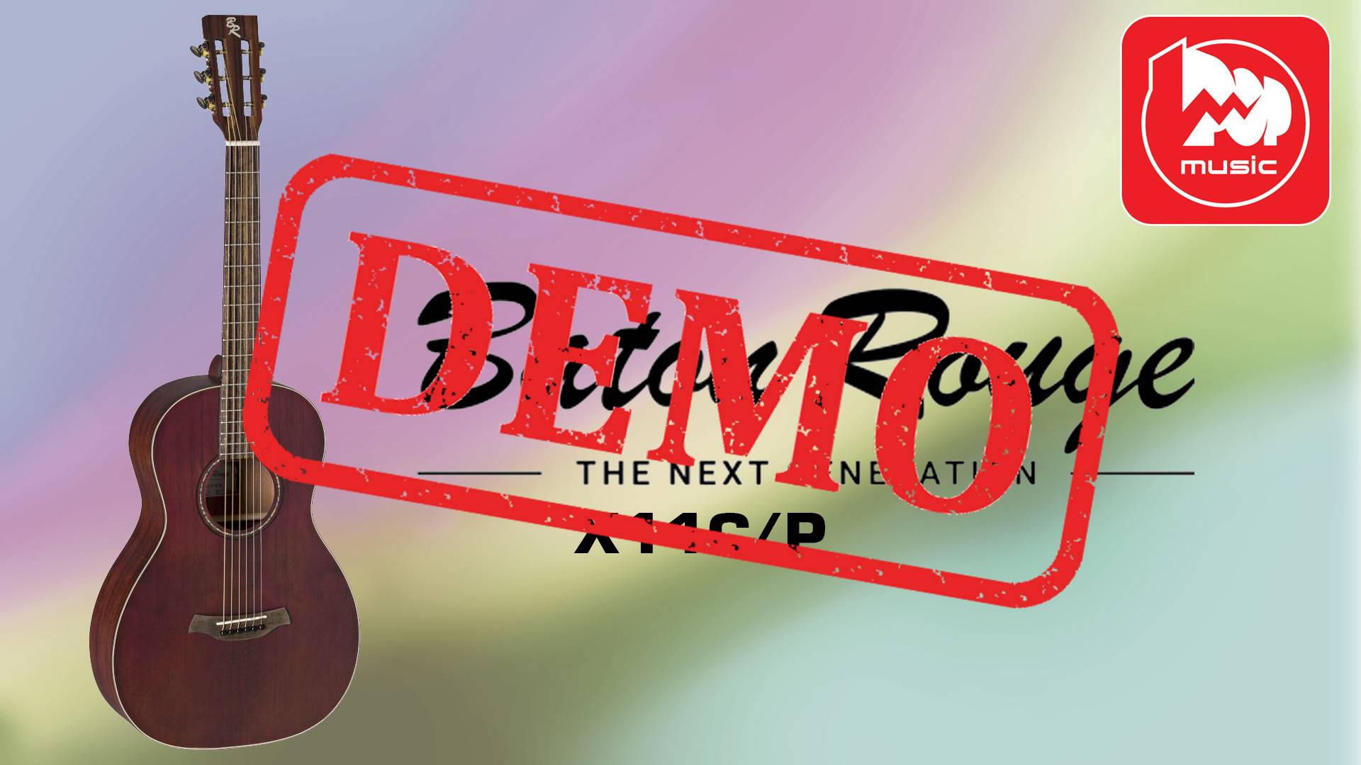 Акустическая гитара BATON ROUGE X11C/P-SCR - демонстрация звучания смотреть онлайн