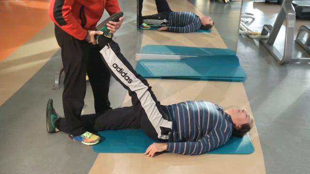 Тренировка при коксартрозе. Посттренинговая растяжка.