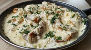 Жареная щука в сметане-пошаговый рецепт. Как приготовить вкусно щуку! Щука с луком в сметанном соусе