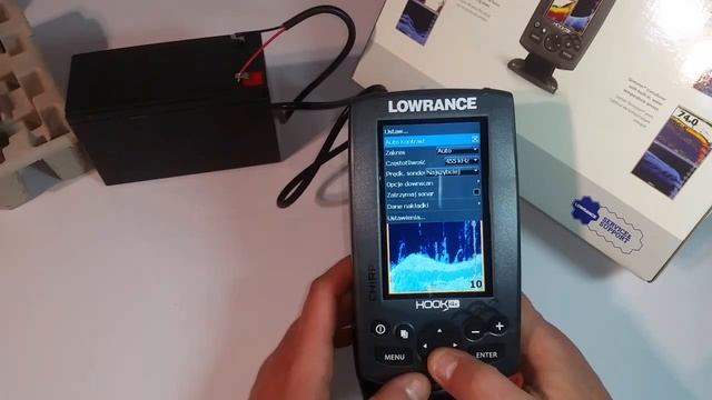 Echosonda Lowrance Hook 4x Chirp
