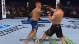 Хабиб против Порье, полный бой (русские комментарии)