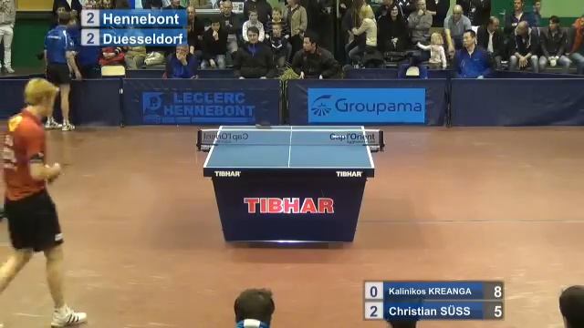 2011/2012 ETTU Cup (SF) Hennebont-Borussia (m5) KREANGA Kalinikos - SUSS Christian [Full Match] смотреть онлайн