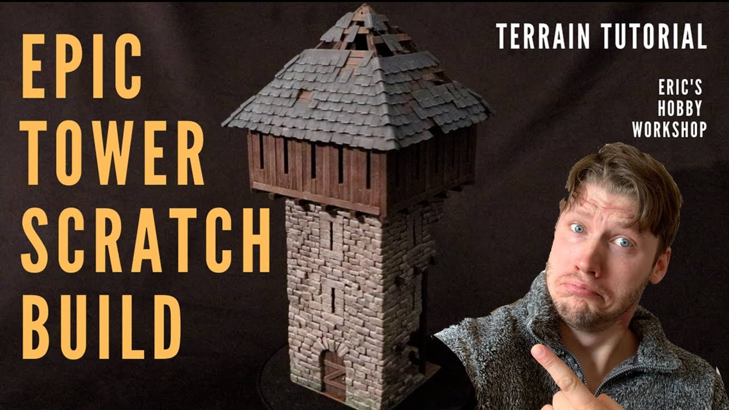 EPIC Ruined Watchtower Built from SCRATCH! Realistic Terrain Tutorial 4 Warhammer, DnD, Mordheim смотреть онлайн