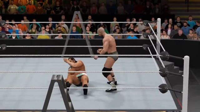 Cesaro vs Rusev Money in the bank ladder match wwe смотреть онлайн