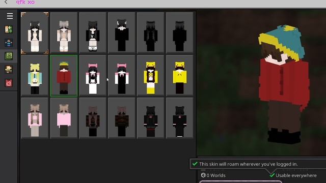 18 Matching MCPE/MCBE Cosmetic Skin Pack (PC & IOS) (Works On Hive)