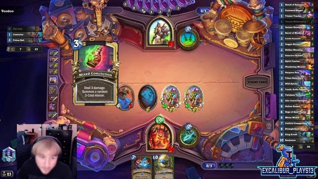 New Big Beast Hunter deck!! - Hearthstone - Festival of Legends смотреть онлайн