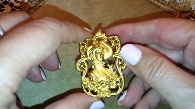 Винтажные украшения Vogue Bijoux и другие мои находки на блошином рынке Мадрида. 5.08.2024.