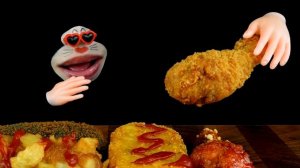 ASMR MUKBANG :) Cheese Corn Dog & Octopus Corn Dog & Chicken Eating Show!